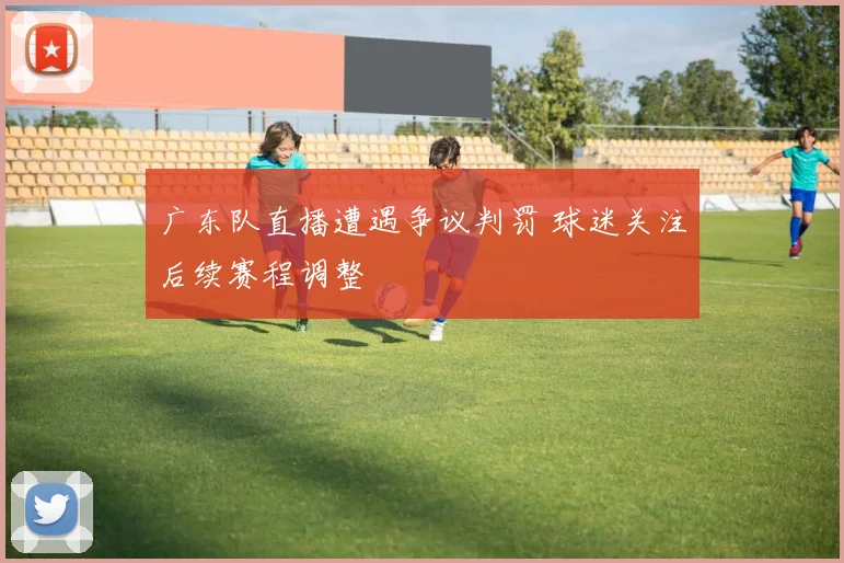 广东队直播遭遇争议判罚 球迷关注后续赛程调整